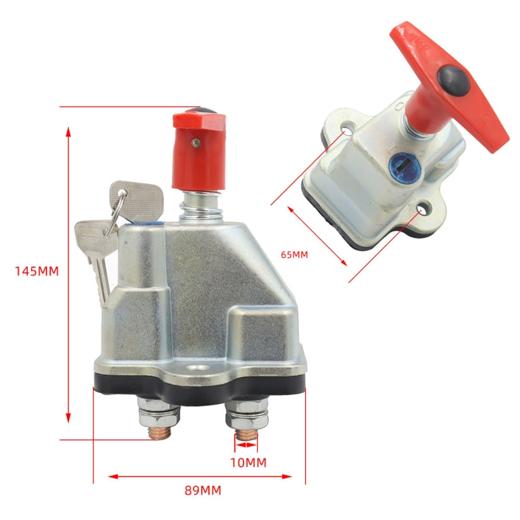 สวิตช์ตัดแบตเตอรี่เรือยอชท์ RV 250A พร้อมกุญแจ, CP-0969