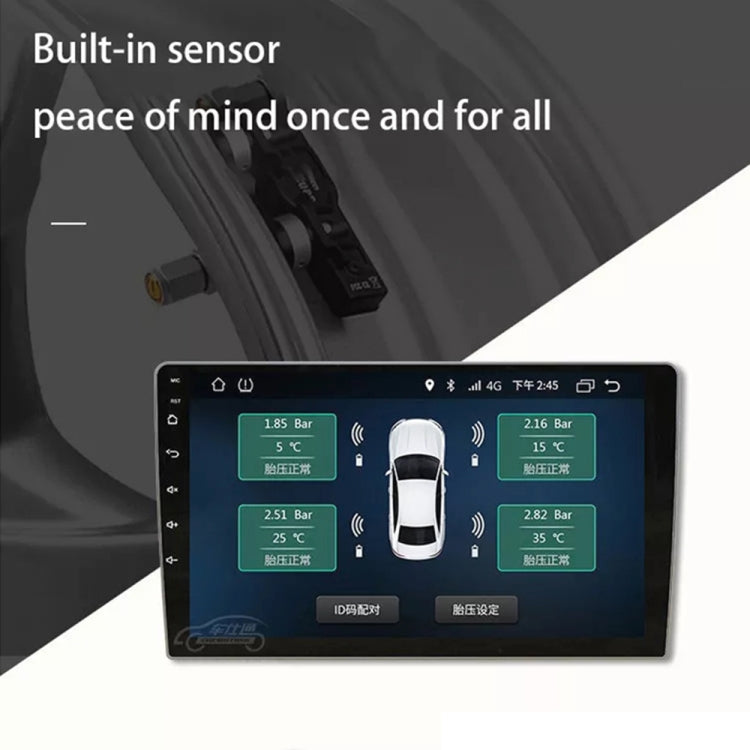 USB TPMS ระบบตรวจสอบแรงดันลมยาง Android พร้อมเซนเซอร์ภายในสำหรับเครื่องเล่นวิทยุติดรถยนต์เครื่องเล่นดีวีดี, with Internal Sensor