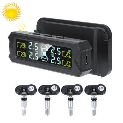 รถความแม่นยำสูงพลังงานแสงอาทิตย์ชาร์จระบบตรวจสอบความดันยาง TPMS, เซ็นเซอร์เสียงบี๊บในตัว, Built-in Beep Sensor