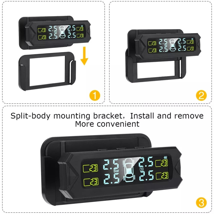 รถความแม่นยำสูงพลังงานแสงอาทิตย์ชาร์จระบบตรวจสอบความดันยาง TPMS, เซ็นเซอร์เสียงบี๊บในตัว, Built-in Beep Sensor