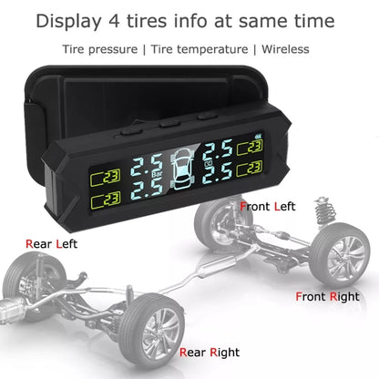 รถความแม่นยำสูงพลังงานแสงอาทิตย์ชาร์จระบบตรวจสอบความดันยาง TPMS, เซ็นเซอร์เสียงบี๊บในตัว, Built-in Beep Sensor