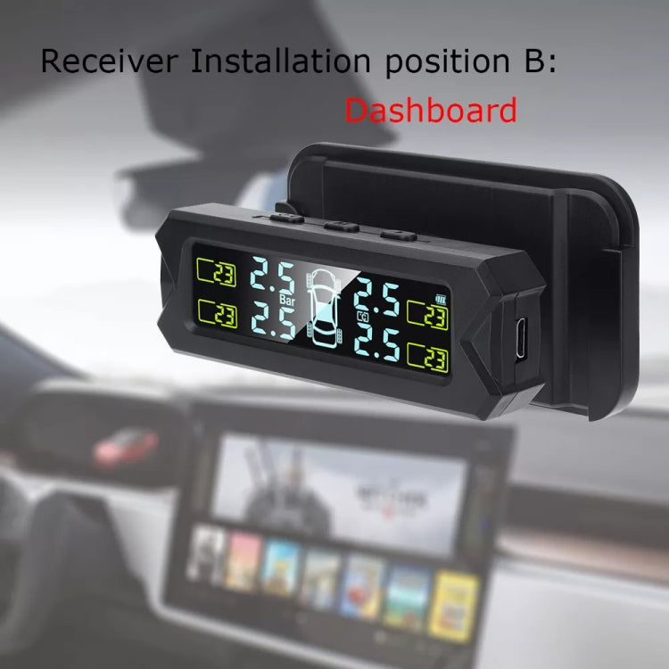 รถความแม่นยำสูงพลังงานแสงอาทิตย์ชาร์จระบบตรวจสอบความดันยาง TPMS, เซ็นเซอร์เสียงบี๊บในตัว, Built-in Beep Sensor
