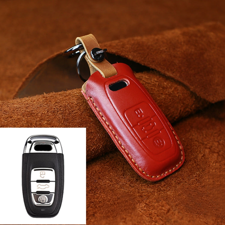 สำหรับ Audi Series รถ Cowhide หนังป้องกัน COVER Key Case,รุ่น B 2011-2018, For Audi, B Version, For Audi,B Version