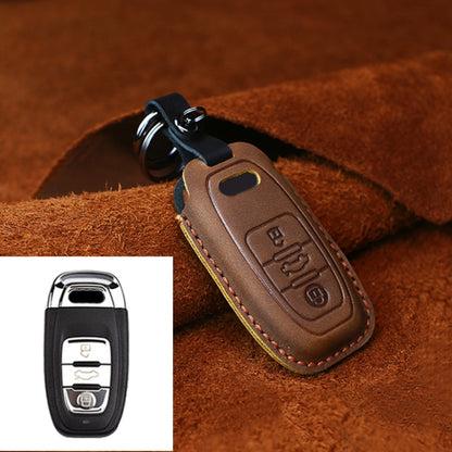 สำหรับ Audi Series รถ Cowhide หนังป้องกัน COVER Key Case,รุ่น B 2011-2018, For Audi, B Version, For Audi,B Version