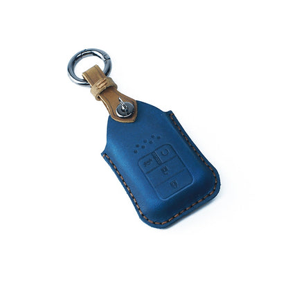 สำหรับรถฮอนด้าฝาครอบป้องกันกุญแจหนังหนังวัวรุ่นสี่ปุ่ม, For Honda , Four Keys Version, For Honda, Four Keys Version
