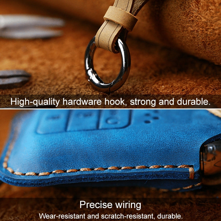 สำหรับรถฮอนด้าฝาครอบป้องกันกุญแจหนังหนังวัวรุ่นสี่ปุ่ม, For Honda , Four Keys Version, For Honda, Four Keys Version