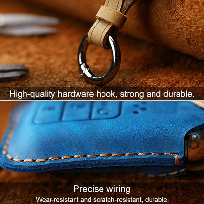 สำหรับรถฮอนด้าฝาครอบป้องกันกุญแจหนังหนังวัวรุ่นสี่ปุ่ม, For Honda , Four Keys Version, For Honda, Four Keys Version