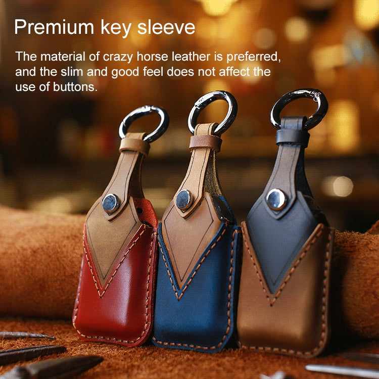 สำหรับรถฮอนด้าฝาครอบป้องกันกุญแจหนังหนังวัวรุ่นสี่ปุ่ม, For Honda , Four Keys Version, For Honda, Four Keys Version