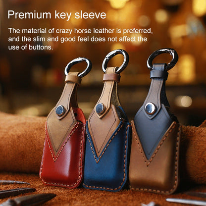 สำหรับรถฮอนด้าฝาครอบป้องกันกุญแจหนังหนังวัวรุ่นสี่ปุ่ม, For Honda , Four Keys Version, For Honda, Four Keys Version