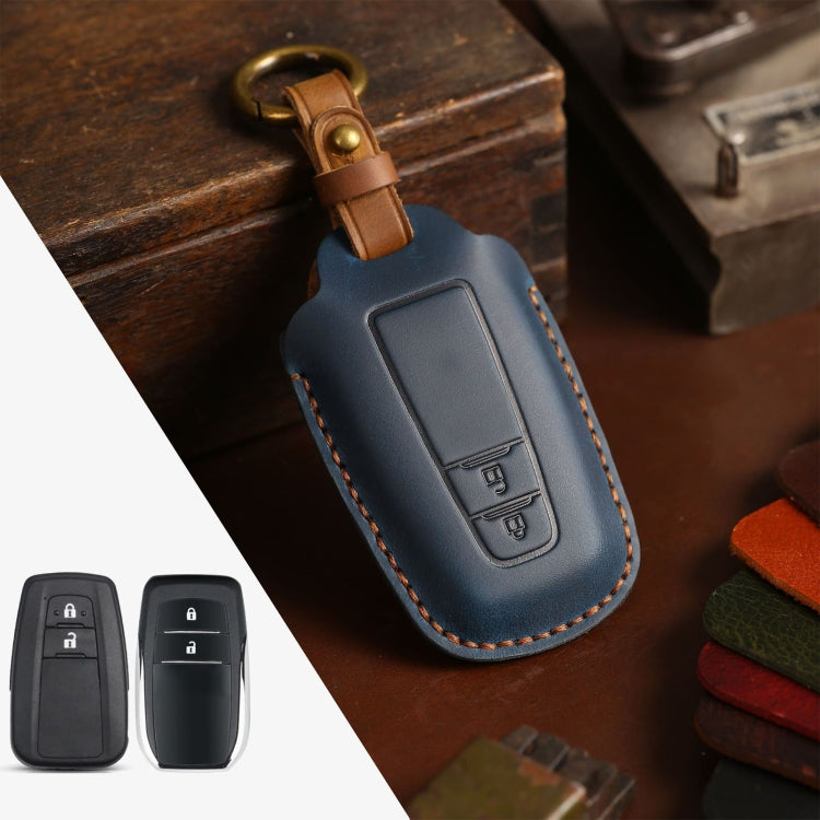 สำหรับรถโตโยต้าฝาครอบป้องกันกุญแจหนังหนังวัวรุ่นสองปุ่ม, For Toyota, Two Keys Version, For Toyota,Two Keys Version, For Toyota , Two Keys Version