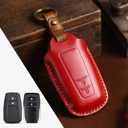 สำหรับรถโตโยต้าฝาครอบป้องกันกุญแจหนังหนังวัวรุ่นสองปุ่ม, For Toyota, Two Keys Version, For Toyota,Two Keys Version, For Toyota , Two Keys Version