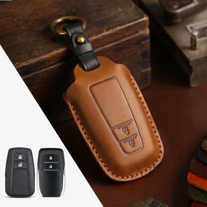 สำหรับรถโตโยต้าฝาครอบป้องกันกุญแจหนังหนังวัวรุ่นสองปุ่ม, For Toyota, Two Keys Version, For Toyota,Two Keys Version, For Toyota , Two Keys Version