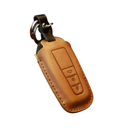 สำหรับรถโตโยต้าฝาครอบป้องกันกุญแจหนังหนังวัวรุ่นสามปุ่ม, For Toyota, Three Keys Version