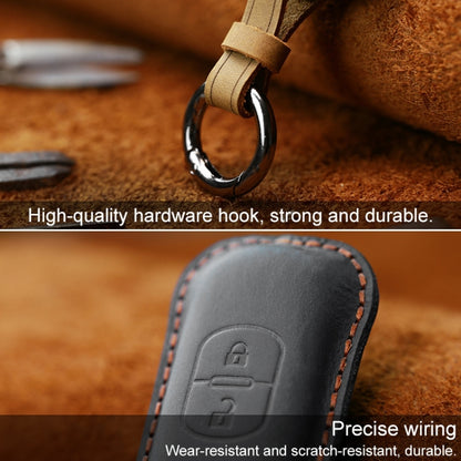 สำหรับมาสด้าเก่าสไตล์HallmoรถCowhideหนังป้องกันCover Key Case,2 ปุ่มรุ่น, Two Keys Version, For Mazda Old Style, For Mazda, For Mazda Old Style, Two Keys Version