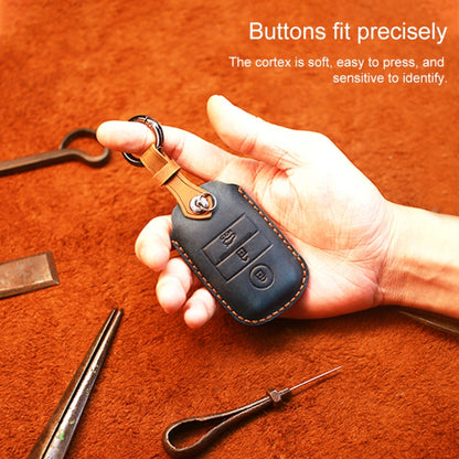 สำหรับKiaรถสไตล์เก่าหนังCowhide Keyป้องกันCase, For Kia, For Kia Old Style
