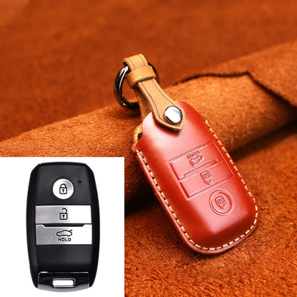 สำหรับKiaรถสไตล์เก่าหนังCowhide Keyป้องกันCase, For Kia, For Kia Old Style