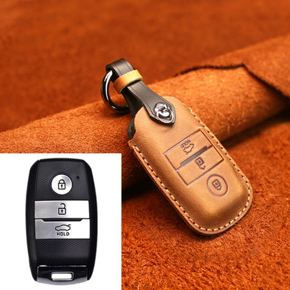 สำหรับKiaรถสไตล์เก่าหนังCowhide Keyป้องกันCase, For Kia, For Kia Old Style