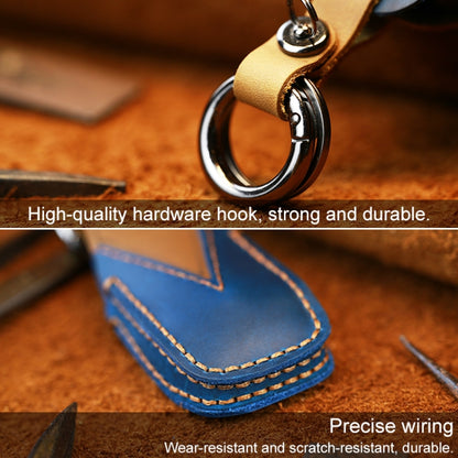 สำหรับ Mercedes-Benz รถสไตล์ใหม่หนัง Cowhide Key ฝาครอบป้องกัน Key Case, For Mercedes-Benz New Style