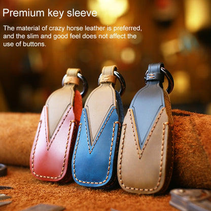 สำหรับ Mercedes-Benz รถสไตล์ใหม่หนัง Cowhide Key ฝาครอบป้องกัน Key Case, For Mercedes-Benz New Style