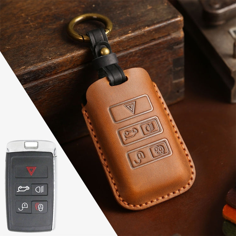 สำหรับ Land Rover รถ Cowhide หนังป้องกันกุญแจกรณี, For Land Rover