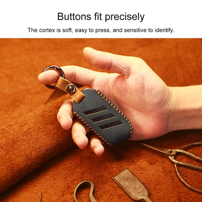 สำหรับ Kia รถ Cowhide หนังกุญแจฝาครอบป้องกันกรณีกุญแจรุ่นสี่เหลี่ยม, For Kia, Square Version
