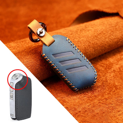 สำหรับ Kia รถ Cowhide หนังกุญแจฝาครอบป้องกันกรณีกุญแจ, รุ่นกลม, For Kia, Round Version