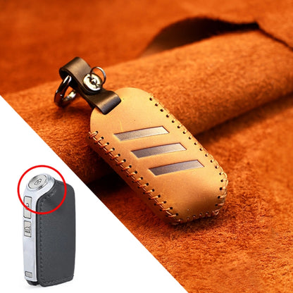 สำหรับ Kia รถ Cowhide หนังกุญแจฝาครอบป้องกันกรณีกุญแจ, รุ่นกลม, For Kia, Round Version