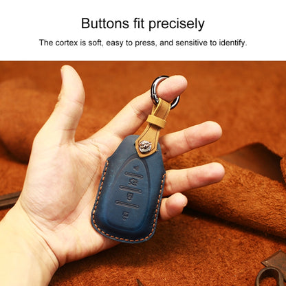 สำหรับรถเชฟโรเลตฝาครอบป้องกันกุญแจหนังหนังวัวรุ่นสี่ปุ่ม, For Chevrolet, Four Keys Version