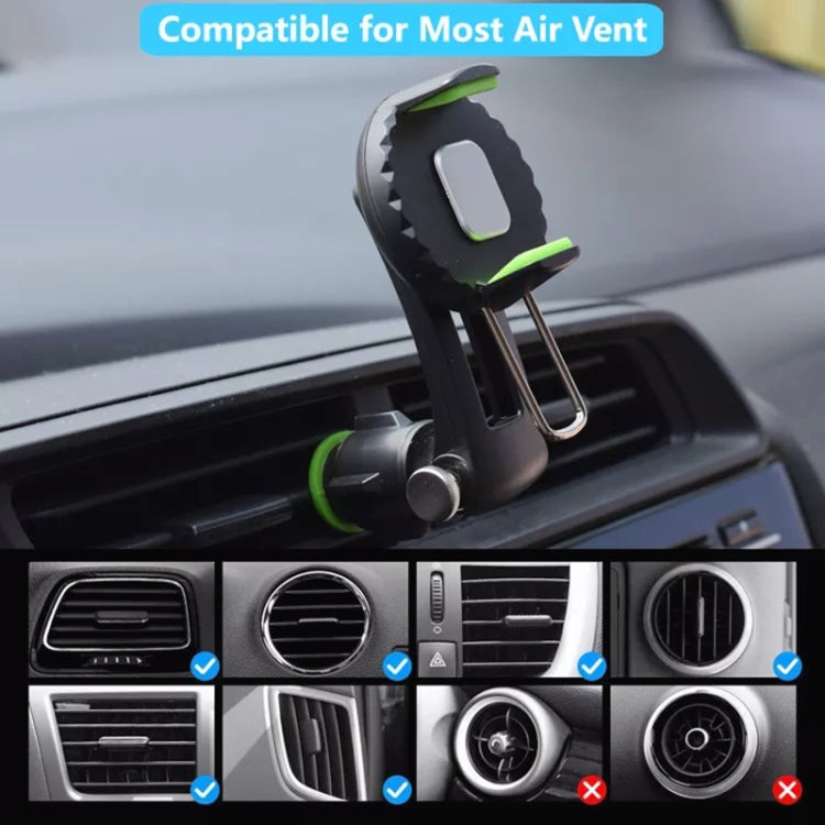 มัลติฟังก์ชั่นรถ Air Conditioner Air Outlet ที่วางโทรศัพท์, Air Outlet (Black), Air Outlet (Green)