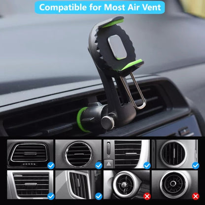 มัลติฟังก์ชั่นรถ Air Conditioner Air Outlet ที่วางโทรศัพท์, Air Outlet (Black), Air Outlet (Green)