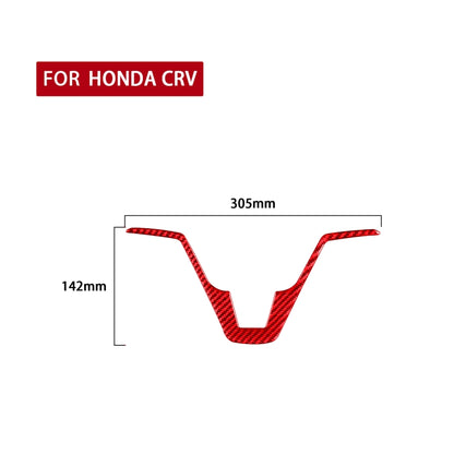 สำหรับ Honda CRV 2007-2011 คาร์บอนไฟเบอร์พวงมาลัยรถสติกเกอร์ตกแต่ง,ไดรฟ์ซ้าย, Car Steering Wheel