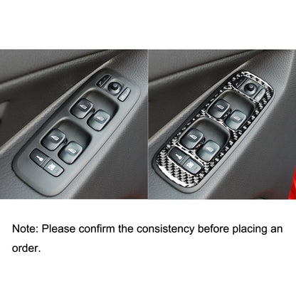 รถคาร์บอนไฟเบอร์ยกหน้าต่างสติกเกอร์ตกแต่งสำหรับวอลโว่ XC90 2003-2007, ไดรฟ์ซ้าย, Window Lift A, Left Drive