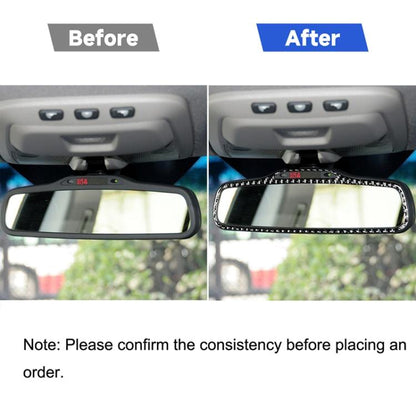 คาร์บอนไฟเบอร์กระจกมองหลังสติกเกอร์ตกแต่งสำหรับ Volvo XC90 2003-2014,ซ้ายและขวา Universal, Rearview Mirror