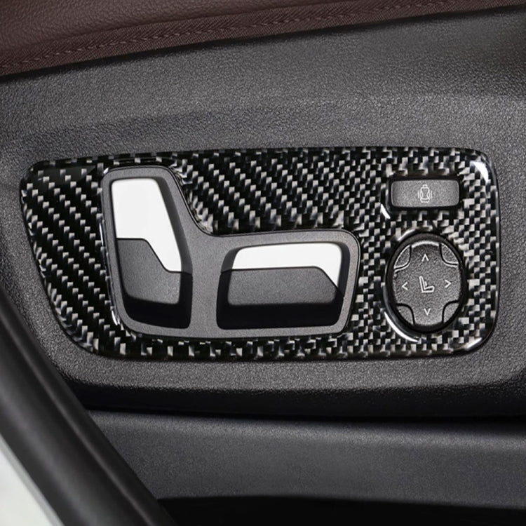 รถคาร์บอนไฟเบอร์ M ประสิทธิภาพสูงมือจับประตู A สติกเกอร์ตกแต่งสำหรับ BMW G01 X3 2018-2020 / G02 X4 2019-2020, ไดรฟ์ซ้ายและขวาสากล, Door Handle A
