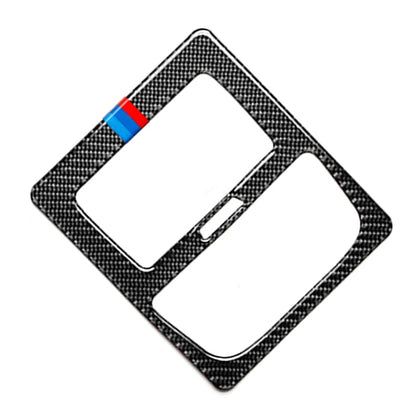 รถคาร์บอนไฟเบอร์ด้านหลังเครื่องปรับอากาศ Vent 3 สีสติกเกอร์ตกแต่งสำหรับ BMW G01 X3 2018-2020 / G02 X4 2019-2020,ซ้ายและขวาไดรฟ์ Universal, Rear Air Conditioning Vent 3-color