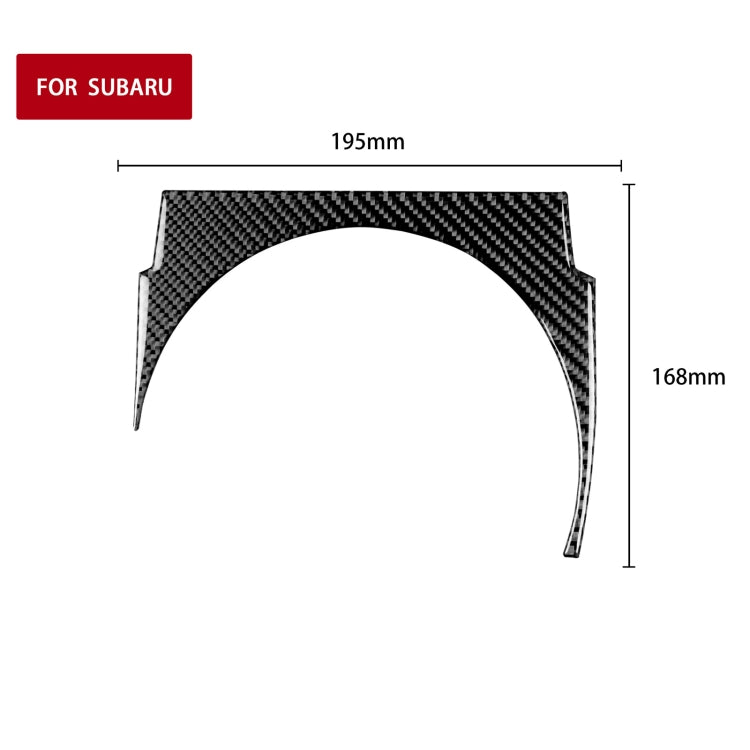 รถคาร์บอนไฟเบอร์เกียร์สติกเกอร์ตกแต่งสำหรับ Subaru BRZ / โตโยต้า 86 2017-2019 ไดรฟ์ขวา, Gear, Right Drive