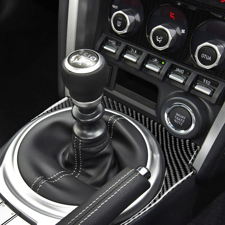 รถคาร์บอนไฟเบอร์เกียร์สติกเกอร์ตกแต่งสำหรับ Subaru BRZ / โตโยต้า 86 2017-2019 ไดรฟ์ขวา, Gear, Right Drive