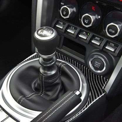 รถคาร์บอนไฟเบอร์เกียร์สติกเกอร์ตกแต่งสำหรับ Subaru BRZ / โตโยต้า 86 2017-2019 ไดรฟ์ขวา, Gear, Right Drive