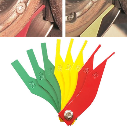 เครื่องมือวัดความหนาของไม้บรรทัดผ้าเบรครถยนต์, Car Brake Pad Scale Ruler