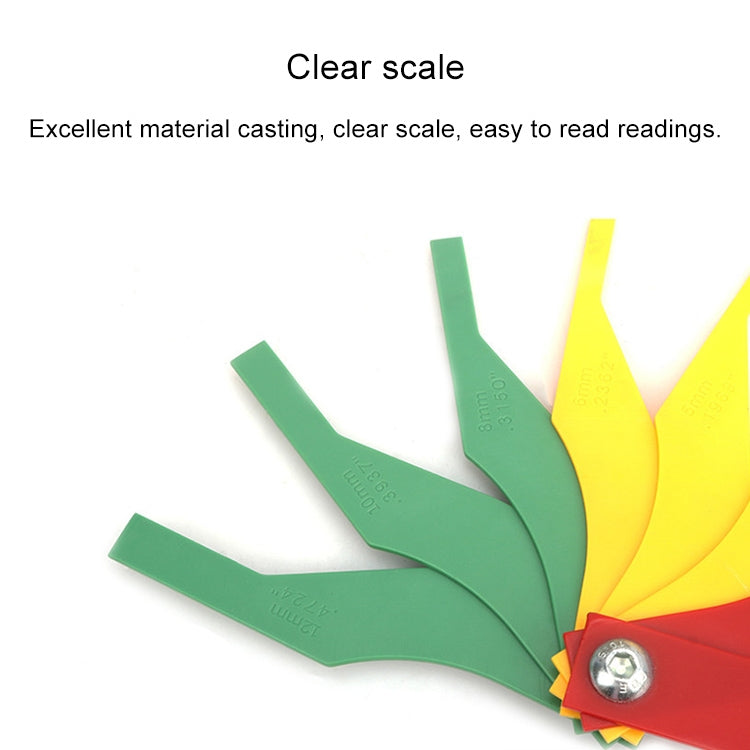 เครื่องมือวัดความหนาของไม้บรรทัดผ้าเบรครถยนต์, Car Brake Pad Scale Ruler