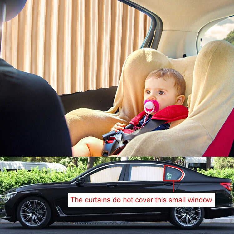 2 ชิ้นรถยนต์ม่านบังแดดรถยนต์ฝาครอบกระจกหน้ารถสำหรับที่นั่งด้านหลัง, Rear Seat, Black, Rear Seat, Gold, Rear Seat, Silver