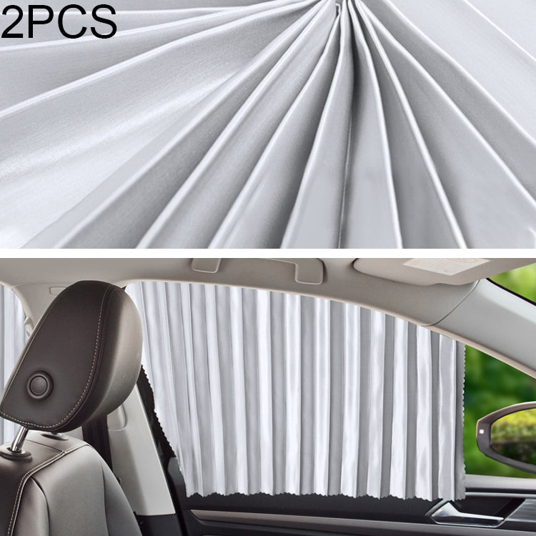 2 ชิ้นรถยนต์ม่านบังแดดรถยนต์ฝาครอบกระจกหน้ารถสำหรับที่นั่งด้านหลัง, Rear Seat, Black, Rear Seat, Gold, Rear Seat, Silver