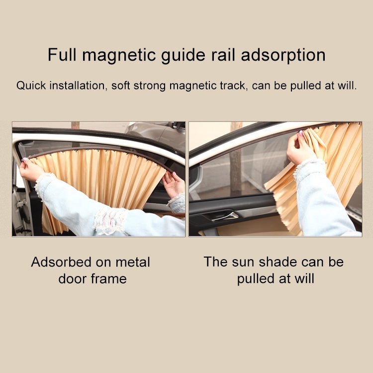 2 ชิ้นรถยนต์ม่านบังแดดรถยนต์ฝาครอบกระจกหน้ารถสำหรับที่นั่งด้านหน้า, Front Seat, Black, Front Seat, Gold, Front Seat, Silver