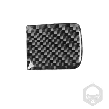 คาร์บอนไฟเบอร์รถ Co-PILOT Storage Handle สติกเกอร์ตกแต่งสำหรับ Dodge Challenger 2015 ตอนนี้ซ้ายขับรถ, Co-pilot Storage Handle