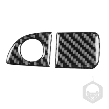 คาร์บอนไฟเบอร์รถ Co-PILOT Storage Handle สติกเกอร์ตกแต่งสำหรับ Dodge Challenger 2015 ตอนนี้ซ้ายขับรถ, Co-pilot Storage Handle
