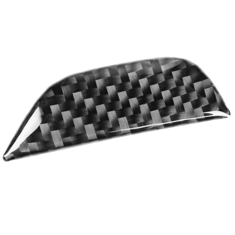คาร์บอนไฟเบอร์รถ Central Control Armrest Storage ปุ่มสติกเกอร์ตกแต่งสำหรับ Dodge Challenger 2015 ตอนนี้ซ้ายขับรถ, Central Control Armrest Storage Button