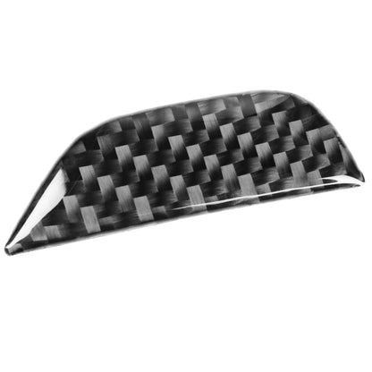 คาร์บอนไฟเบอร์รถ Central Control Armrest Storage ปุ่มสติกเกอร์ตกแต่งสำหรับ Dodge Challenger 2015 ตอนนี้ซ้ายขับรถ, Central Control Armrest Storage Button