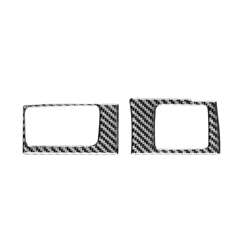2 ชิ้น/เซ็ตคาร์บอนไฟเบอร์รถ Central Control Card กล่องแผงสติกเกอร์ตกแต่งสำหรับ Honda CRV 2007-2011, ไดรฟ์ซ้าย, Central Control Card Box ,Left Drive