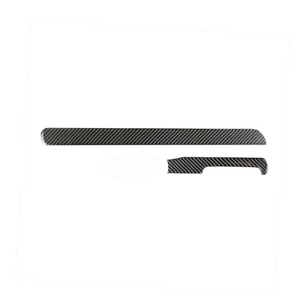 คาร์บอนไฟเบอร์รถ Central Control Strip สติกเกอร์ตกแต่งสำหรับ Volkswagen Golf 6 2008-2012,ขวาขับรถ, Central Control Strip, Right Driving