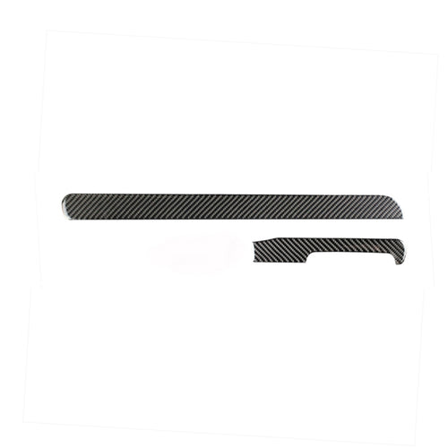 คาร์บอนไฟเบอร์รถ Central Control Strip สติกเกอร์ตกแต่งสำหรับ Volkswagen Golf 6 2008-2012,ขวาขับรถ, Central Control Strip, Right Driving